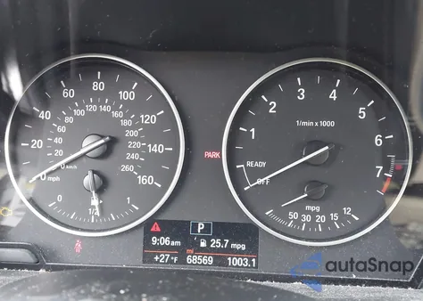 2017 BMW X1 xDrive28I из США, поврежденный, VIN WBXHT3C32H5F74525